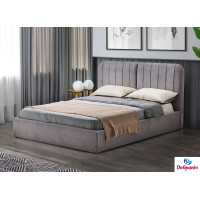 Ліжко Б'янка світло-сірий