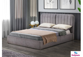 Ліжко Б'янка світло-сірий