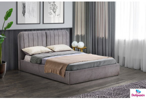 Ліжко Б'янка світло-сірий