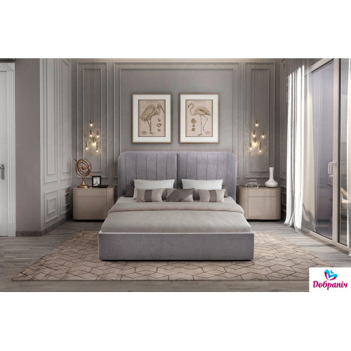 Ліжко Б'янка світло-сірий428696