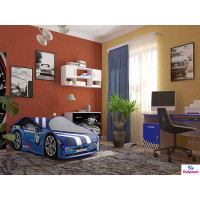 Кровать-автомобиль  ELIT BMW E-1 Синий