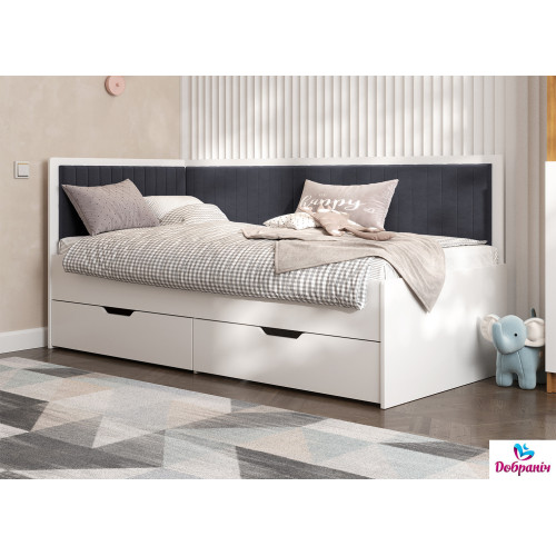 Ліжко BROOKLYN Graphite