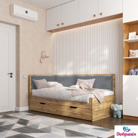 Ліжко BROOKLYN Grey