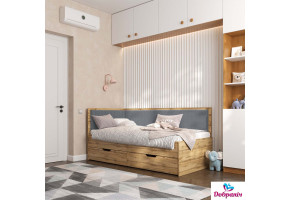 Ліжко BROOKLYN Grey 373937