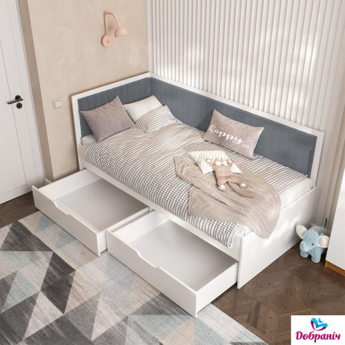 Ліжко BROOKLYN Grey373939