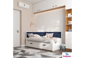 Ліжко BROOKLYN Navy 374142