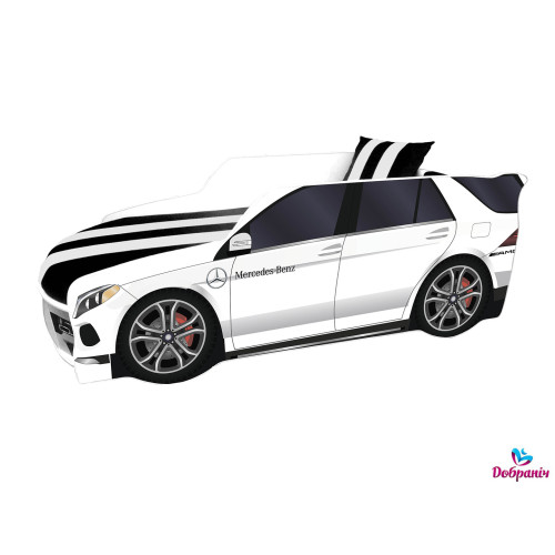 Ліжко-автомобіль Mercedes Білий PREMIUM P006376432