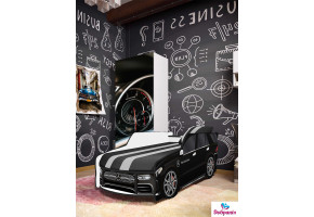 Ліжко-автомобіль Mercedes Чорний PREMIUM  P006 376407