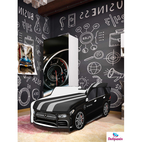 Ліжко-автомобіль Mercedes Чорний PREMIUM P006376407