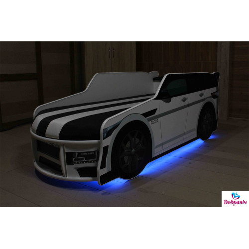 Ліжко-автомобіль Mercedes Білий PREMIUM P006376430