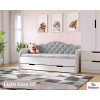 Ліжко Sofia Light Grey370066