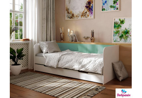 Ліжко Valensia Turquoise 372168