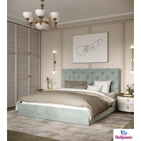 Кровать двухспальная Велюр