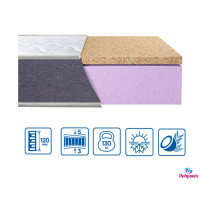 Матрац BRAVE foam-cocos